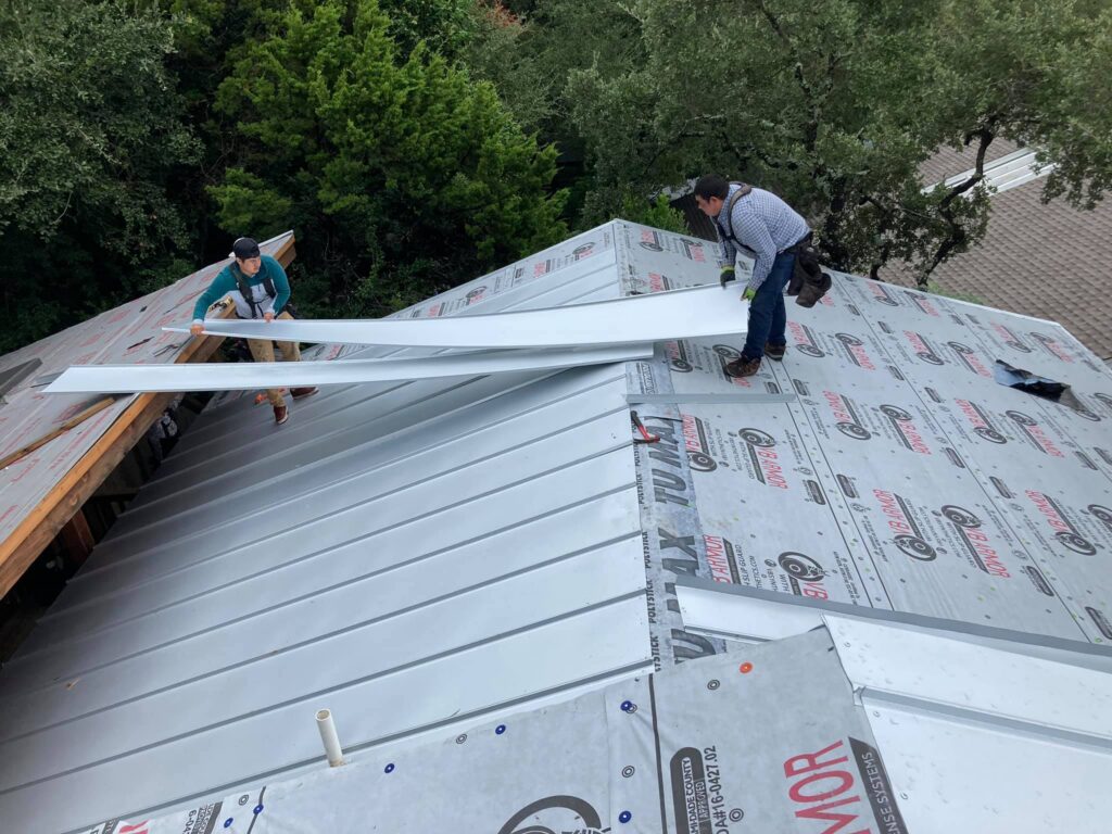 Metal Roof Installation west lake hills